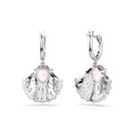 Pendientes-Idyllia-Caracola-Rosas-Recubrimiento-en-rodio