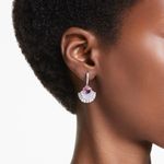 Pendientes-Idyllia-Caracola-Rosas-Recubrimiento-en-rodio