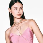 Colgante-Hyperbola-Talla-octogonal-Crystal-Pearls-Corazon-Rosa-Recubrimiento-tono-oro