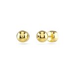 Pendientes-de-boton-Imber-Talla-redonda-Blancos-Baño-tono-oro