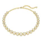 Collar-Imber-Talla-redonda-Blanco-Baño-tono-oro