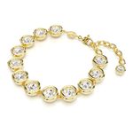Pulsera-Imber-Talla-redonda-Blanca-Baño-tono-oro