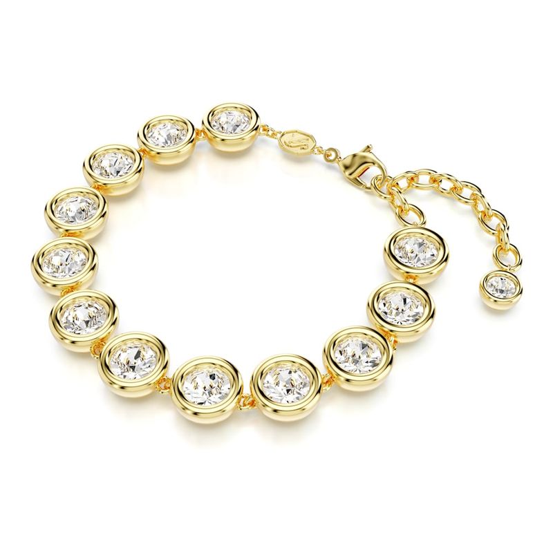 Pulsera-Imber-Talla-redonda-Blanca-Baño-tono-oro