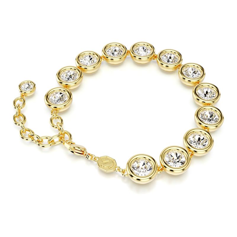 Pulsera-Imber-Talla-redonda-Blanca-Baño-tono-oro