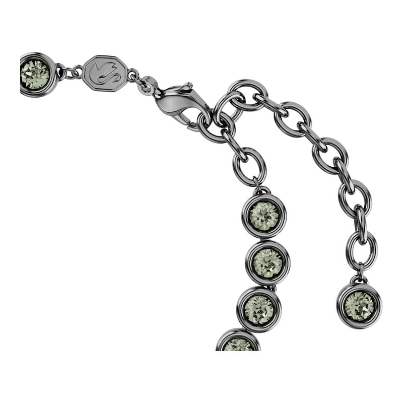 Pulsera-Imber-Tennis-Talla-redonda-Negra-Recubrimiento-en-rutenio