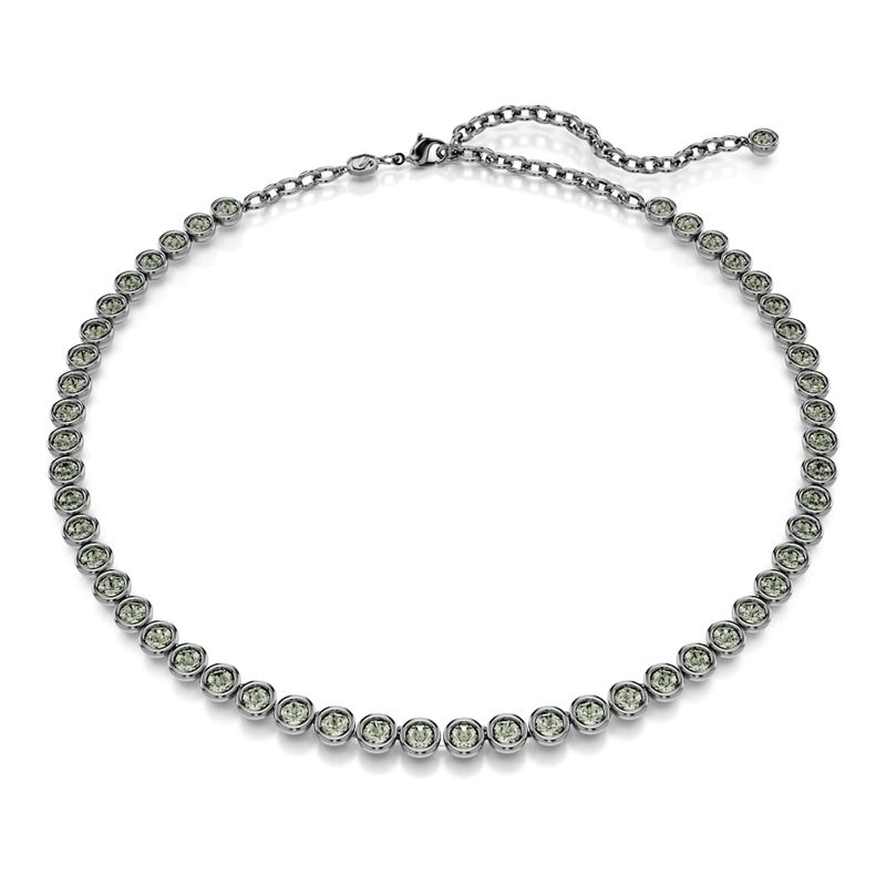 Collar-Imber-Tennis-Talla-redonda-Gris-Recubrimiento-en-rutenio