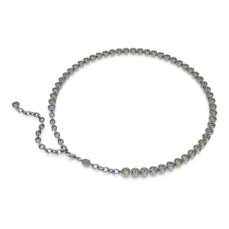 Collar-Imber-Tennis-Talla-redonda-Gris-Recubrimiento-en-rutenio