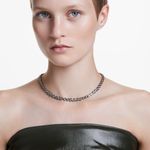 Collar-Imber-Tennis-Talla-redonda-Gris-Recubrimiento-en-rutenio