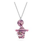 Colgante-Alice-in-Wonderland-Gato-Rosa-Recubrimiento-en-rodio