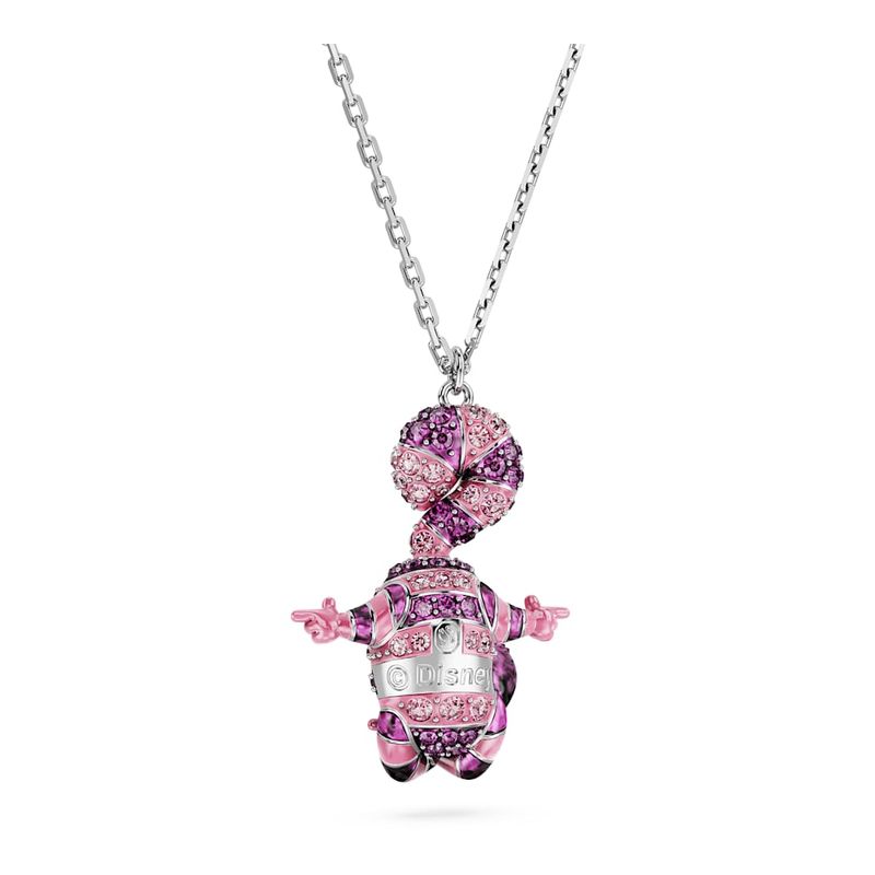 Colgante-Alice-in-Wonderland-Gato-Rosa-Recubrimiento-en-rodio