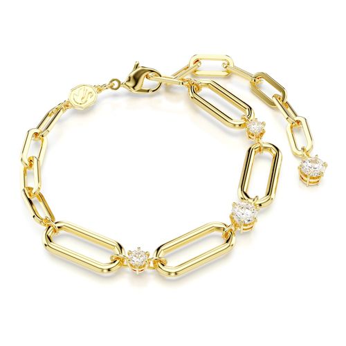 Pulsera Constella, Blanca, Recubrimiento tono oro