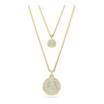 Colgante-en-capas-Meteora-Blanco-Recubrimiento-tono-oro