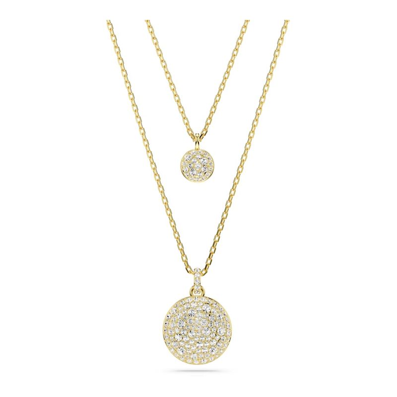 Colgante-en-capas-Meteora-Blanco-Recubrimiento-tono-oro