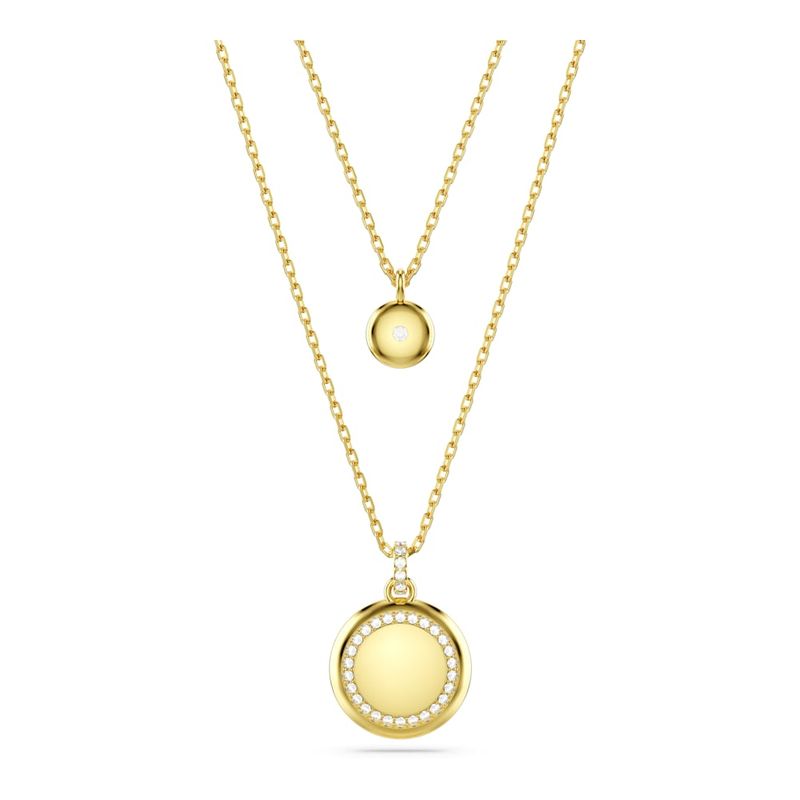 Colgante-en-capas-Meteora-Blanco-Recubrimiento-tono-oro