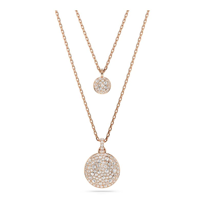 Colgante-en-capas-Meteora-Blanco-Recubrimiento-tono-oro-rosa