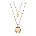 Colgante-en-capas-Meteora-Blanco-Recubrimiento-tono-oro-rosa