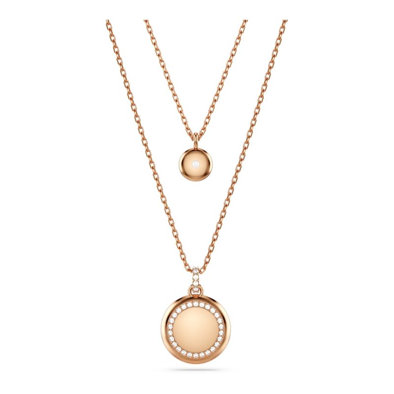 Colgante-en-capas-Meteora-Blanco-Recubrimiento-tono-oro-rosa