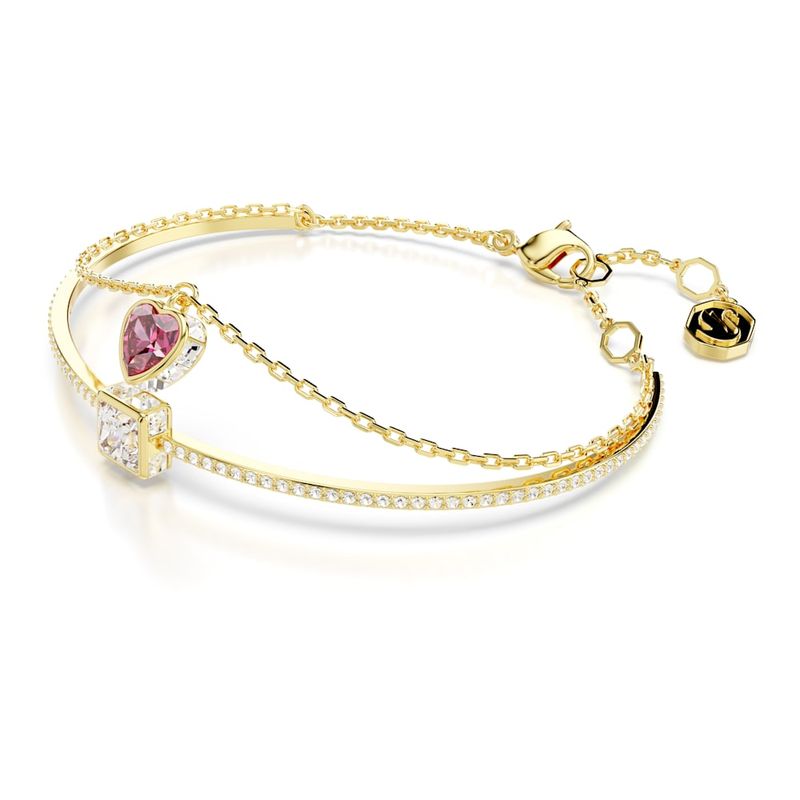 Brazalete-Stilla-Corazon-Rojo-Baño-tono-oro