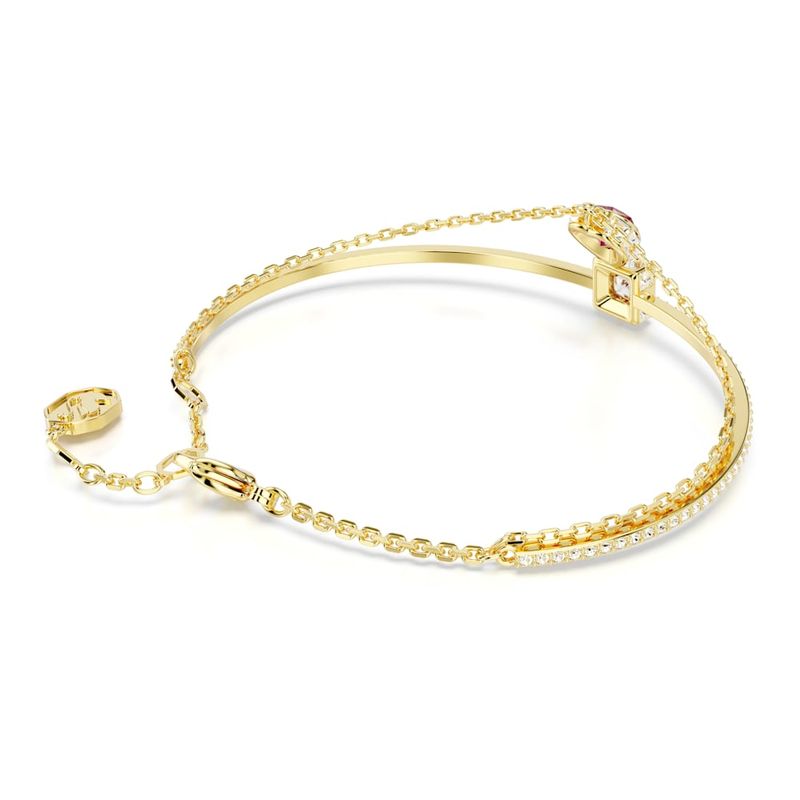 Brazalete-Stilla-Corazon-Rojo-Baño-tono-oro