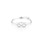 Brazalete-Hyperbola-Simbolo-del-infinito-Blanco-Recubrimiento-en-rodio