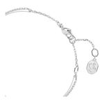 Brazalete-Hyperbola-Simbolo-del-infinito-Blanco-Recubrimiento-en-rodio
