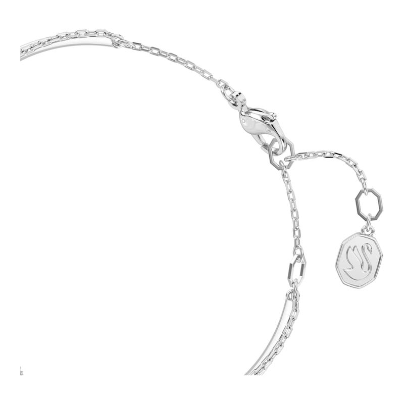 Brazalete-Hyperbola-Simbolo-del-infinito-Blanco-Recubrimiento-en-rodio