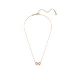 Colgante-Hyperbola-Pave-Simbolo-del-infinito-Blanco-Baño-tono-oro-rosa