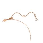 Colgante-Hyperbola-Pave-Simbolo-del-infinito-Blanco-Baño-tono-oro-rosa