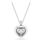 Colgante-Hyperbola-Corazon-Blanco-Recubrimiento-en-rodio