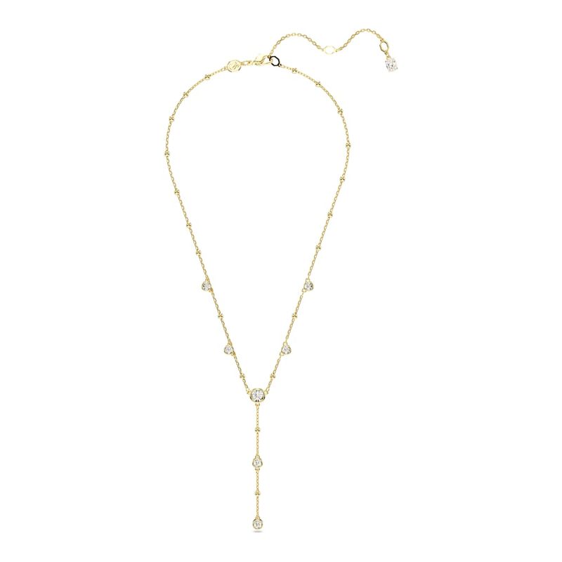 Collar-en-Y-Imber-Talla-redonda-Diseño-distribuido-Blanco-Baño-tono-oro