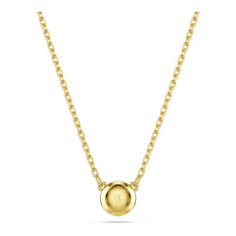 Colgante-Imber-Talla-redonda-Blanco-Baño-tono-oro