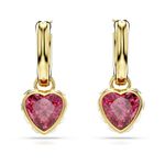 Pendientes-Stilla-Corazon-Rojos-Baño-tono-oro