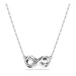 Colgante-Hyperbola-Pave-Simbolo-del-infinito-Blanco-Recubrimiento-en-rodio