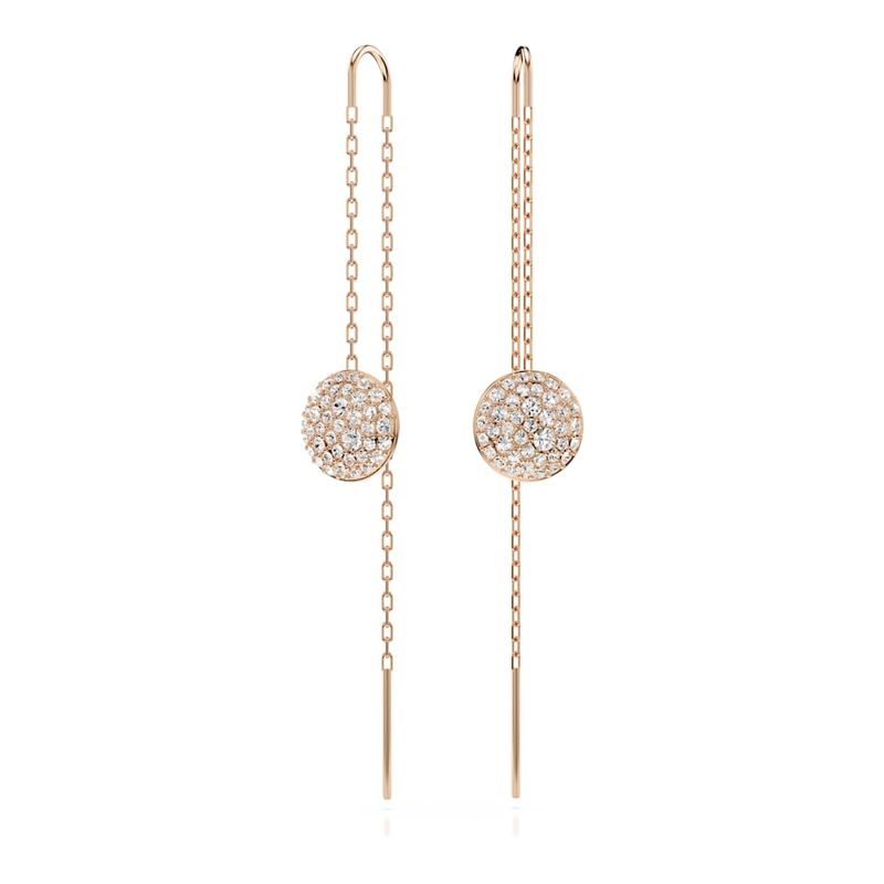 Pendientes-Meteora-Blancos-Recubrimiento-tono-oro-rosa