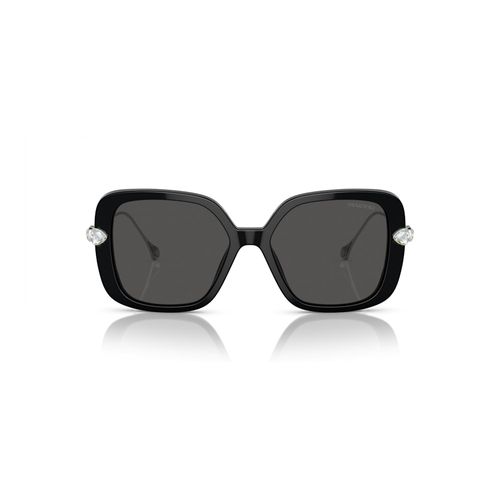 Gafas de sol, De gran tamaño, Forma cuadrada, SK6011, Negras