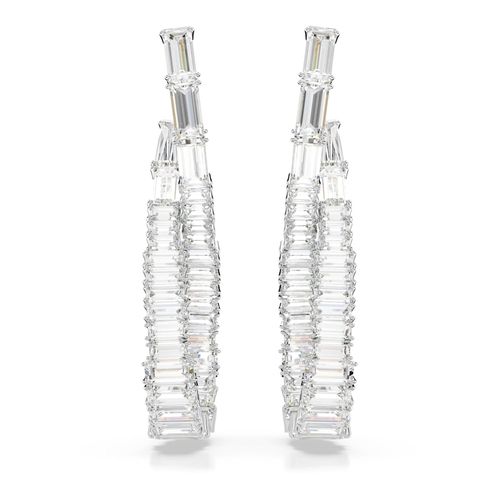 Pendientes Hyperbola, Símbolo del infinito, Blancos, Recubrimiento en rodio