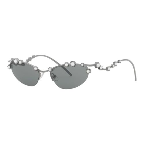 Gafas de sol, Forma de ojo de gato, SKU001, Tono plateado