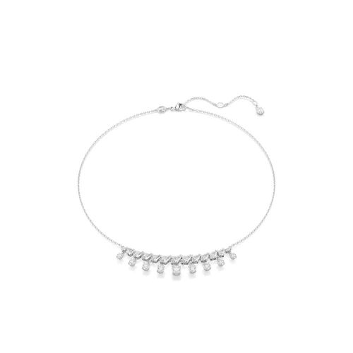Collar Idyllia, Tallas mixtas, Copo de nieve, Blanco, Baño de rodio