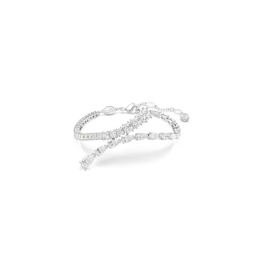 Pulsera Matrix, Tallas mixtas, Blanca, Baño de rodio