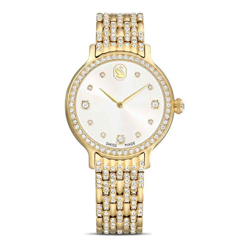 Reloj Imber, Fabricado en Suiza, Brazalete de metal, Tono dorado, Acabado tono oro