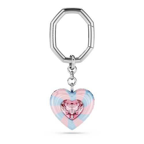 Llavero Dulcis, Talla de corazón, Corazón, Multicolor, Baño de rodio