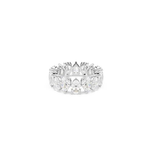 Anillo Matrix Vittore, Talla pera, Blanco, Acabado en tono plateado SWA5689468