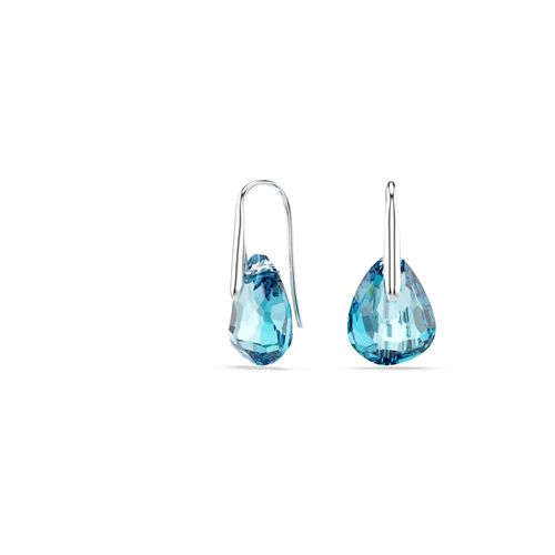 Pendientes Galet, Azules, Baño de rodio