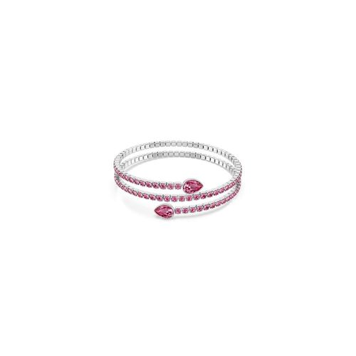 Brazalete Twisty, Tallas mixtas, Rosa, Baño de rodio