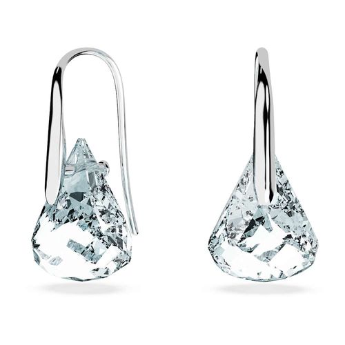 Pendientes Lunar, Azules, Baño de rodio