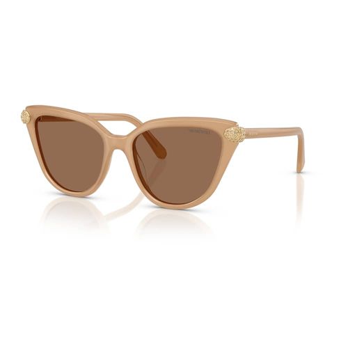 Gafas de sol, Forma de ojo de gato, Beige