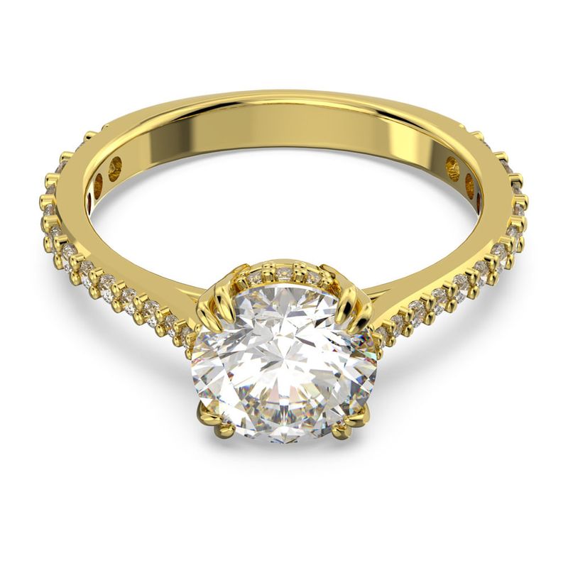 Anillo-de-coctel-Constella-Talla-princesa-Pave-Blanco-Baño-tono-oro-1746471451378
