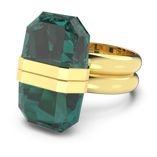 Anillo Lucent, Magnetic, Verde, Baño tono oro