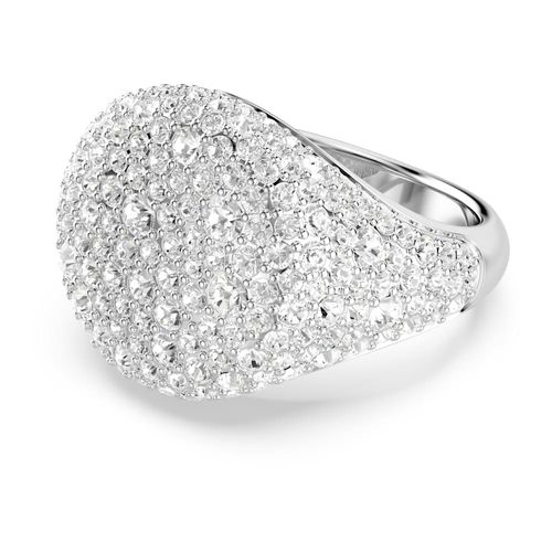 Anillo de cóctel Sublima, Blanco, Baño de rodio