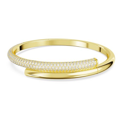 Brazalete Dextera, Cierre magnético, Blanco, Baño tono oro